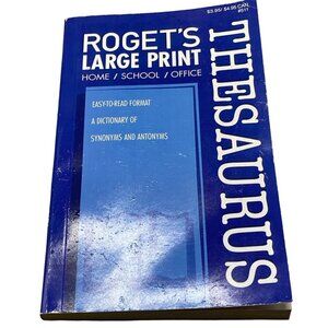 Thesaurus book Large print copyright 2014 Kappa books ENGLISH 194 PG READ